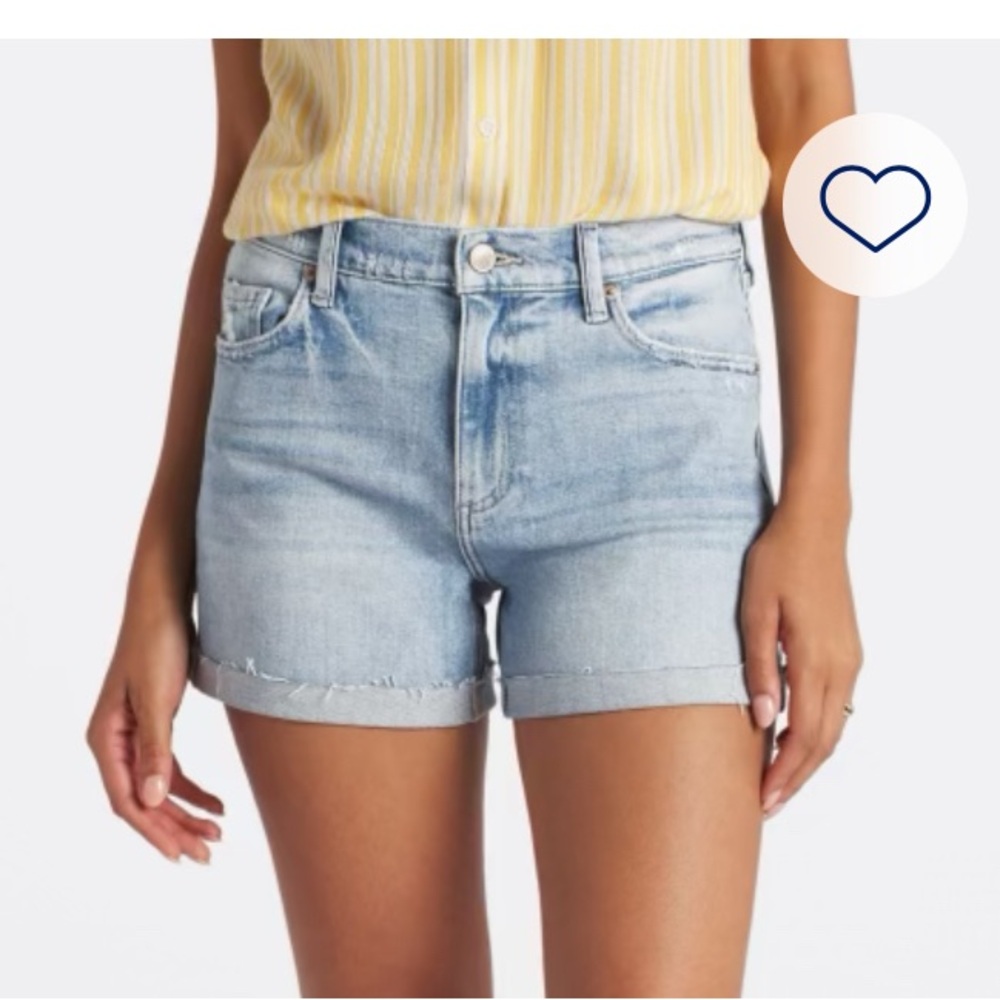 Cosmic Blue Love Classic Jean Shorts size 14